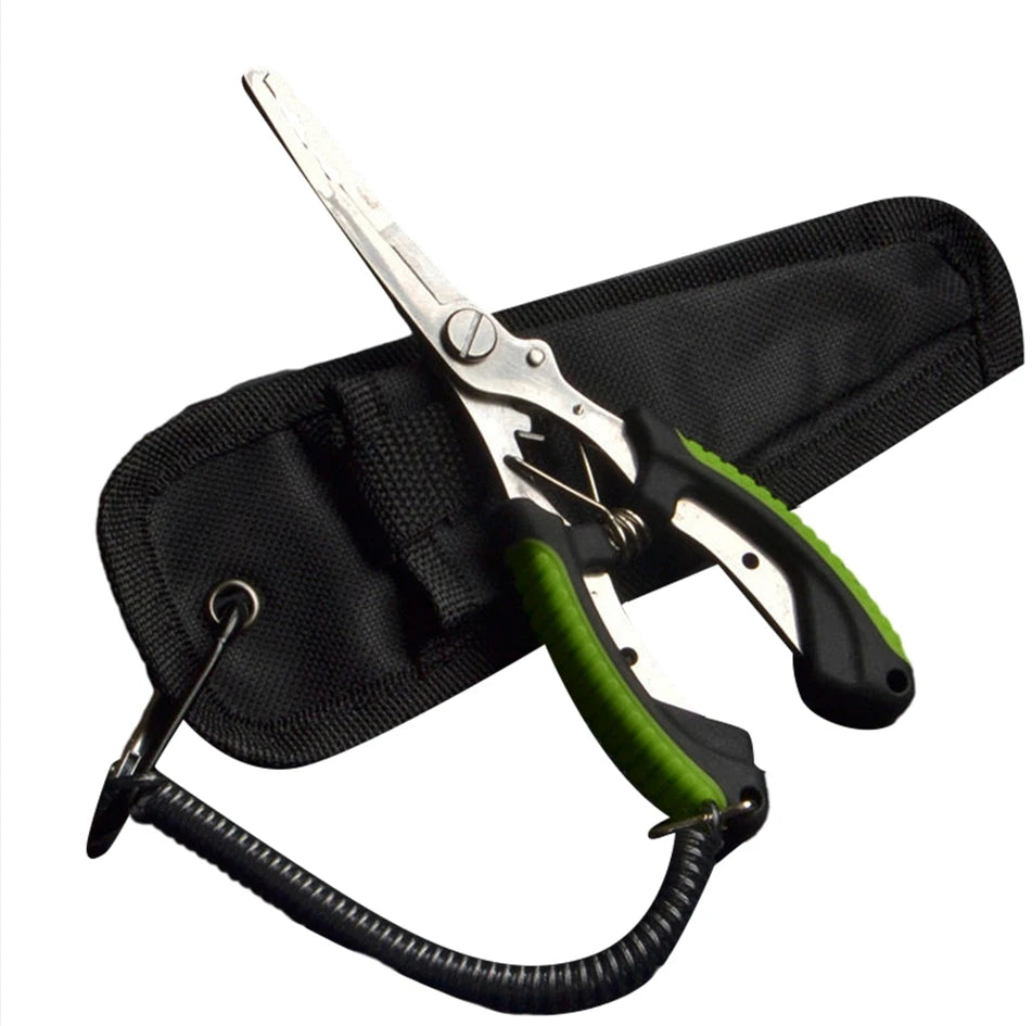 Stainless Steel Fishing Pliers β Hook Remover, Line Cutter & Split Ring Tool for Saltwater & Freshwater Fishing