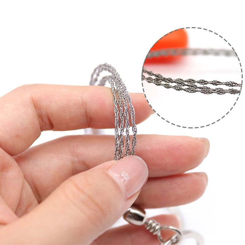 TrailHaven™ Pocket Survival Wire Saw | Compact, Lightweight & Ultra-Sharp for Camping, Hiking & Bushcraft