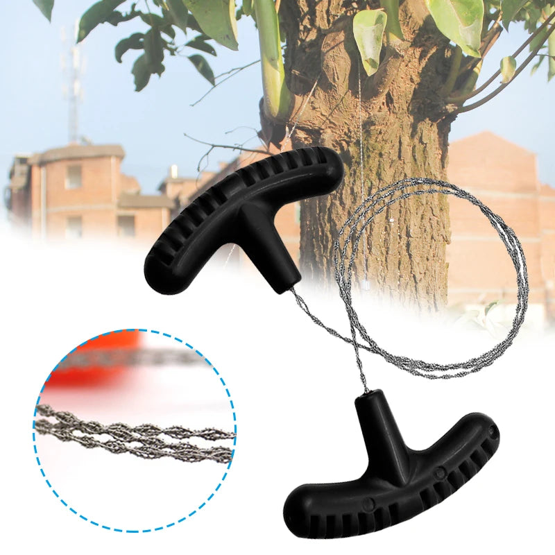 TrailHaven™ Pocket Survival Wire Saw | Compact, Lightweight & Ultra-Sharp for Camping, Hiking & Bushcraft