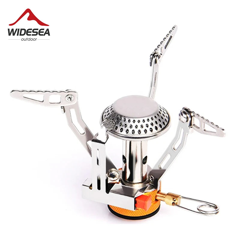 TrailHaven™ Portable Camping Gas Stove – Compact, Foldable & High Output for Outdoor Adventures