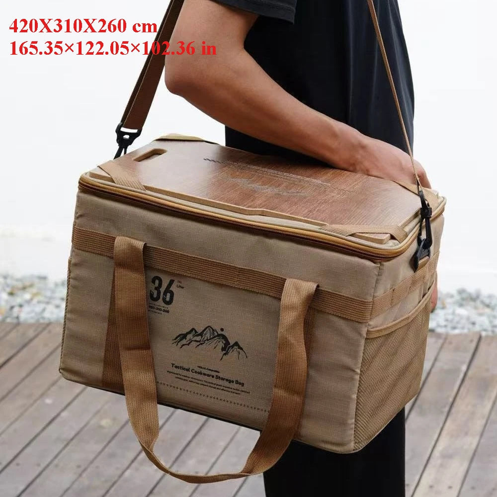 36L Tactical Camping Organizer Bag | Multi-Functional Outdoor Cooking & Storage Gear