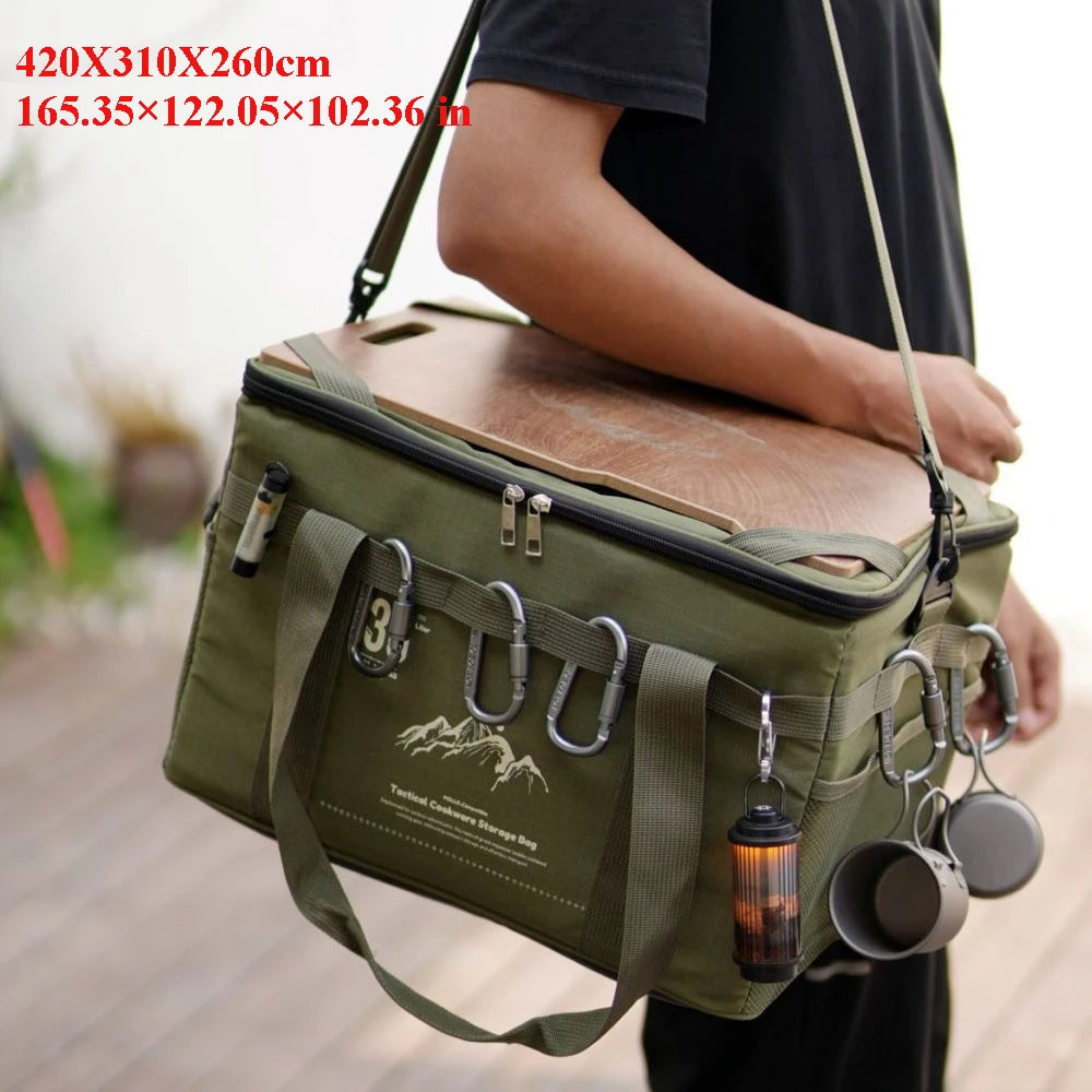 36L Tactical Camping Organizer Bag | Multi-Functional Outdoor Cooking & Storage Gear