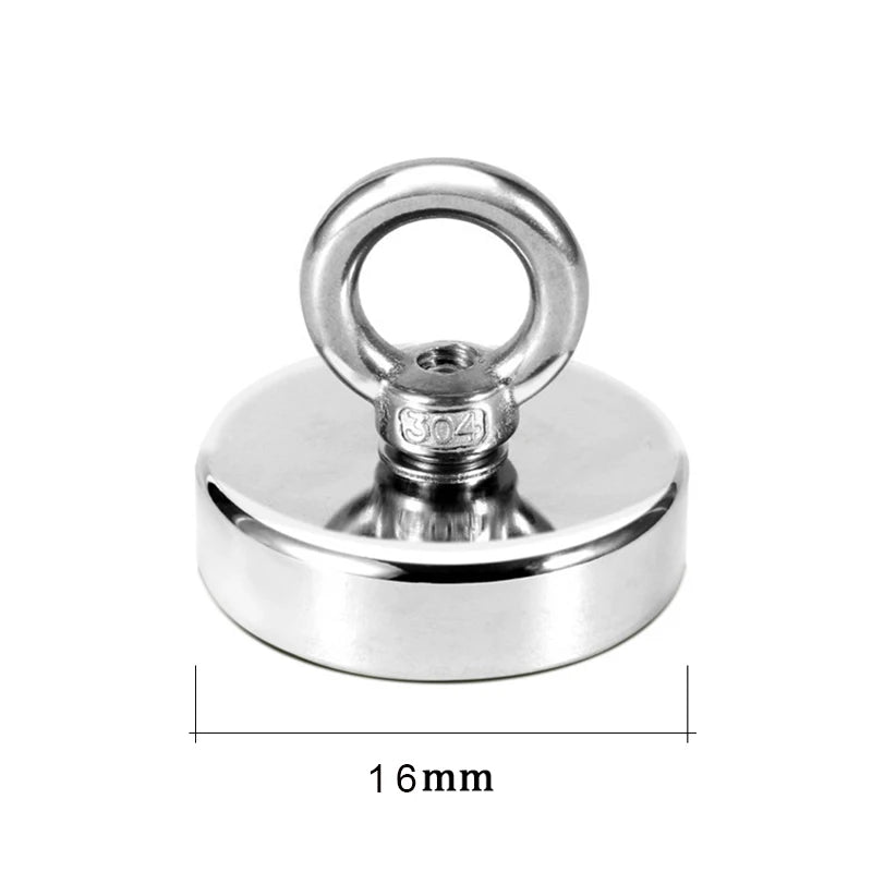TrailHaven™ Super Strong Neodymium Fishing Magnet | Heavy-Duty Recovery Tool for Treasure Hunting & Outdoor Use