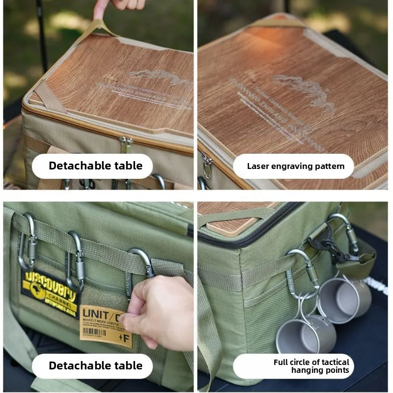 36L Tactical Camping Organizer Bag | Multi-Functional Outdoor Cooking & Storage Gear