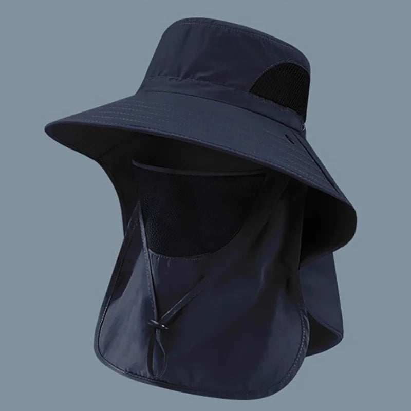 TrailHaven™ Outdoor Sun Protection Hat | Wide Brim, Breathable & Quick-Dry for Hiking, Fishing & Camping