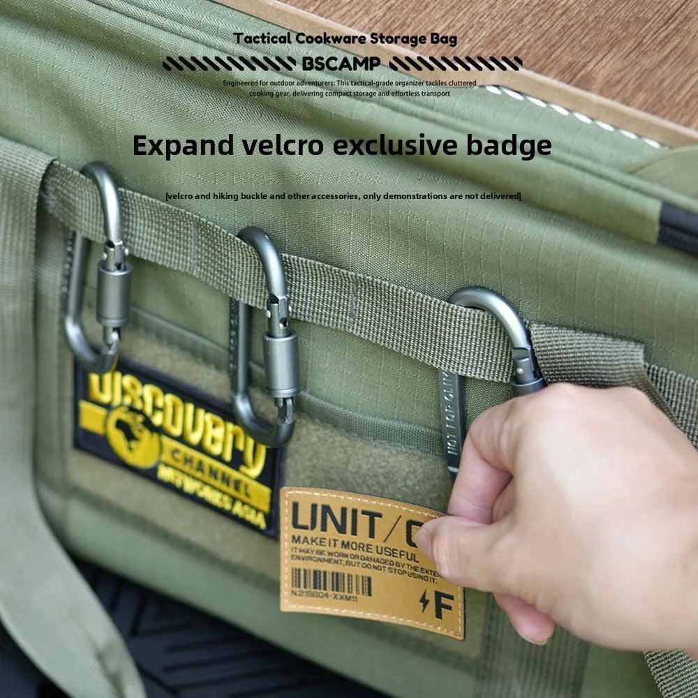 36L Tactical Camping Organizer Bag | Multi-Functional Outdoor Cooking & Storage Gear