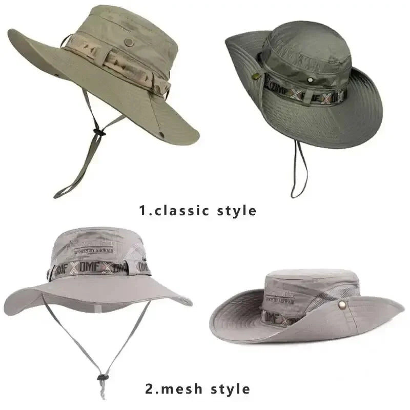 TrailHaven™ Adventure Boonie Hat | Lightweight, Breathable & Sun-Resistant for Camping, Hiking & Fishing