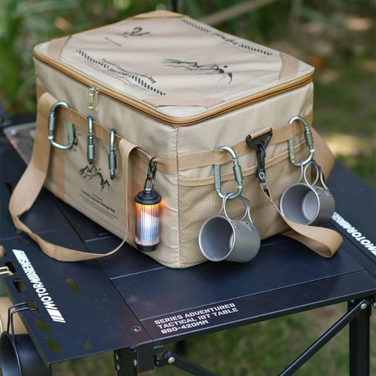 36L Tactical Camping Organizer Bag | Multi-Functional Outdoor Cooking & Storage Gear