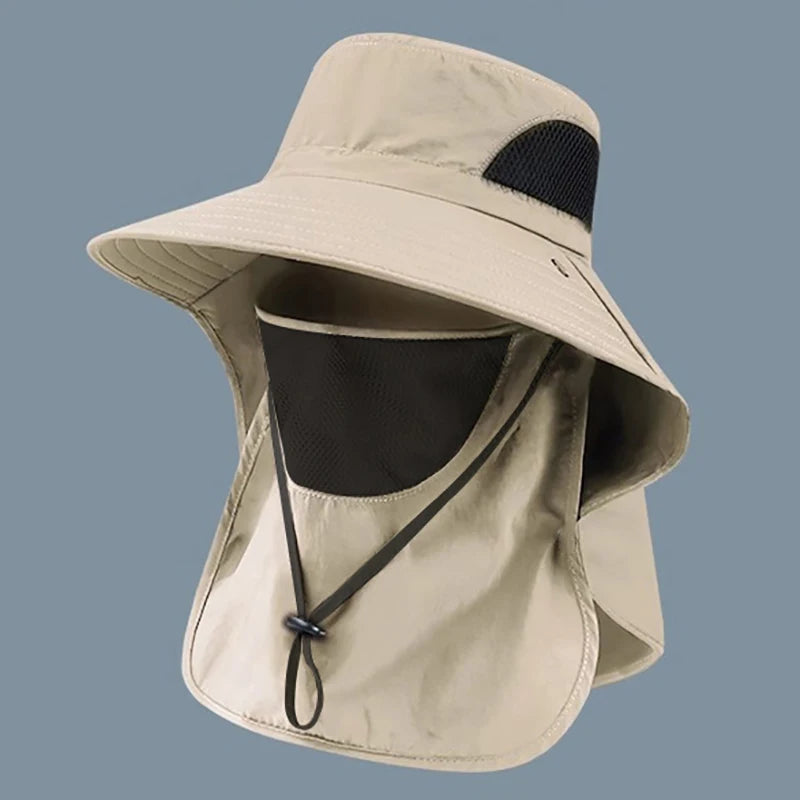 TrailHaven™ Outdoor Sun Protection Hat | Wide Brim, Breathable & Quick-Dry for Hiking, Fishing & Camping