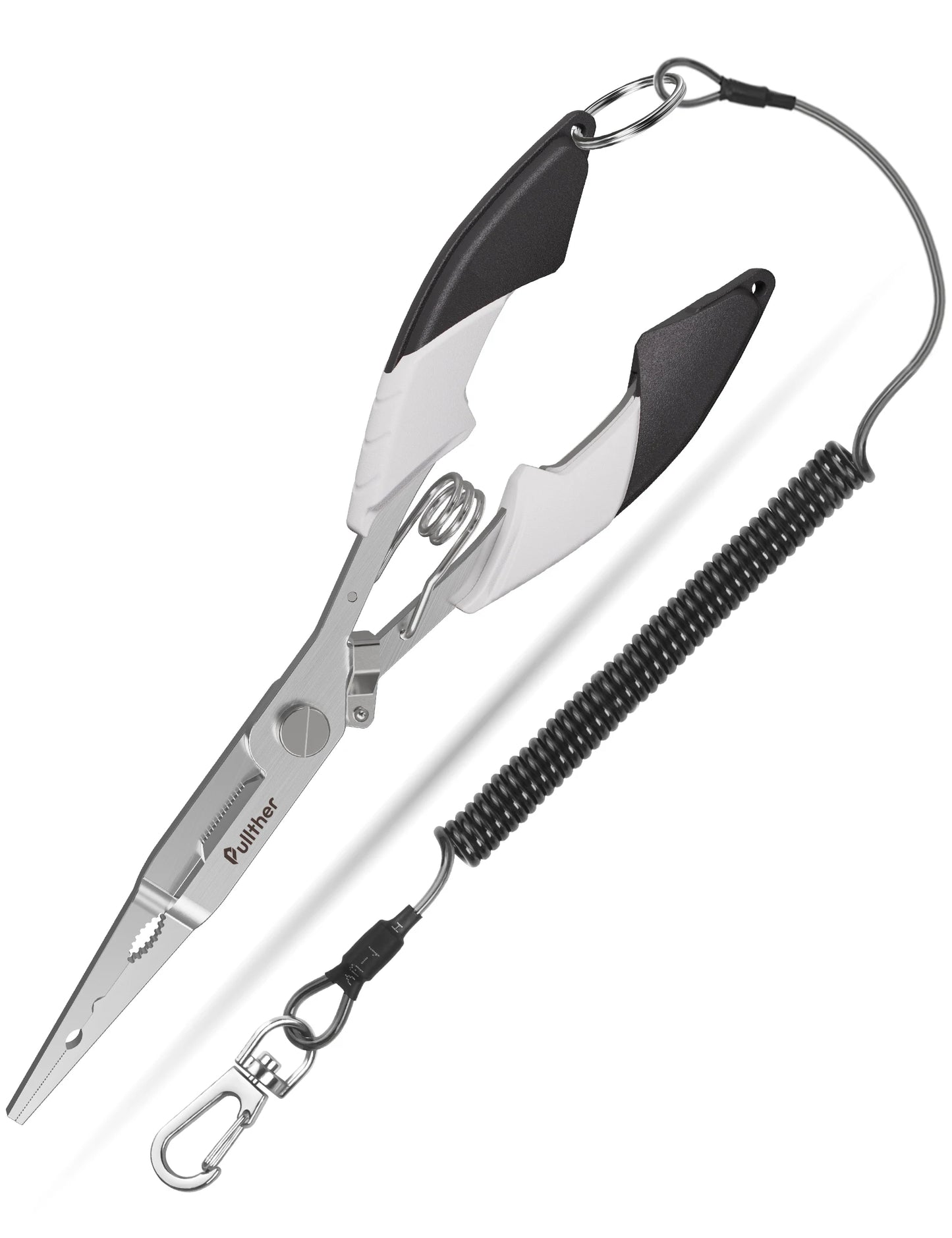 21.5cm Long Stainless Steel Fishing Pliers – Multifunctional Braid Line Cutter, Hook Remover & Crimping Tool