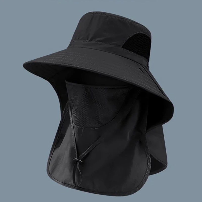 TrailHaven™ Outdoor Sun Protection Hat | Wide Brim, Breathable & Quick-Dry for Hiking, Fishing & Camping