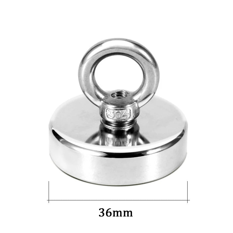 TrailHaven™ Super Strong Neodymium Fishing Magnet | Heavy-Duty Recovery Tool for Treasure Hunting & Outdoor Use