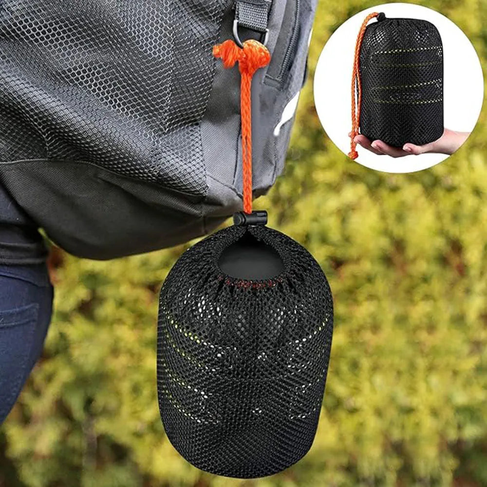 Ultralight Camping Cookware Set – Non-Stick Aluminum Pot & Pan with Carry Bag | Compact Outdoor Cooking Gear for 1–2 People