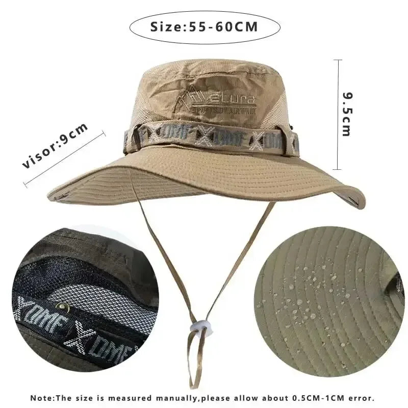 TrailHaven™ Adventure Boonie Hat | Lightweight, Breathable & Sun-Resistant for Camping, Hiking & Fishing