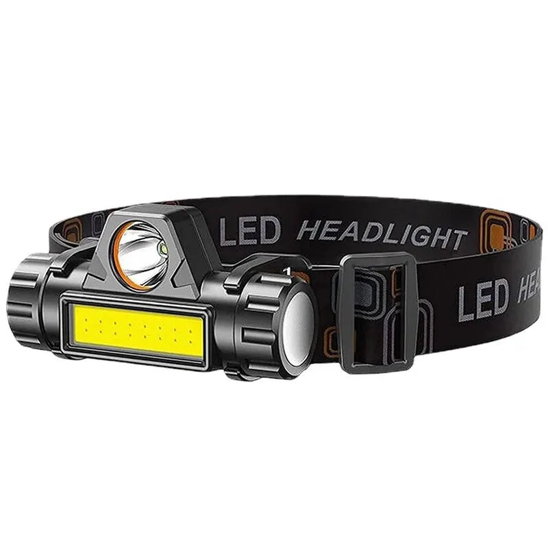 TrailHaven™ Rechargeable Magnetic LED Headlamp | Ultra-Bright Waterproof Headlight for Camping, Hiking & Fishing