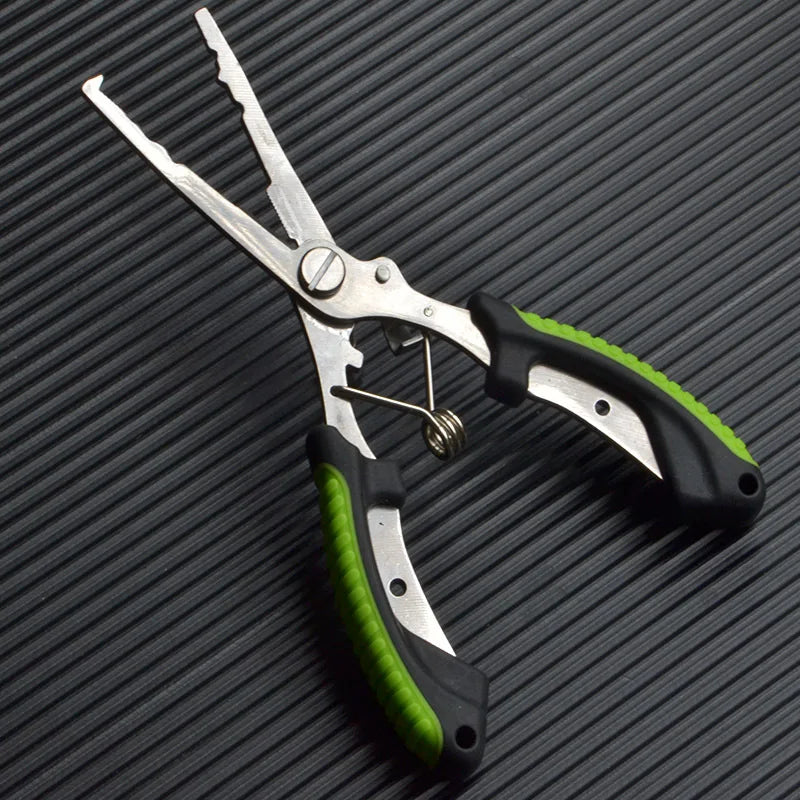 Stainless Steel Fishing Pliers – Hook Remover, Line Cutter & Split Ring Tool for Saltwater & Freshwater Fishing