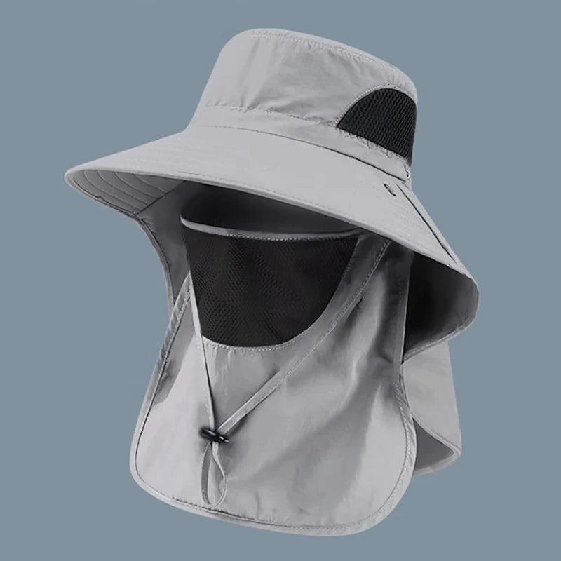 TrailHaven™ Outdoor Sun Protection Hat | Wide Brim, Breathable & Quick-Dry for Hiking, Fishing & Camping